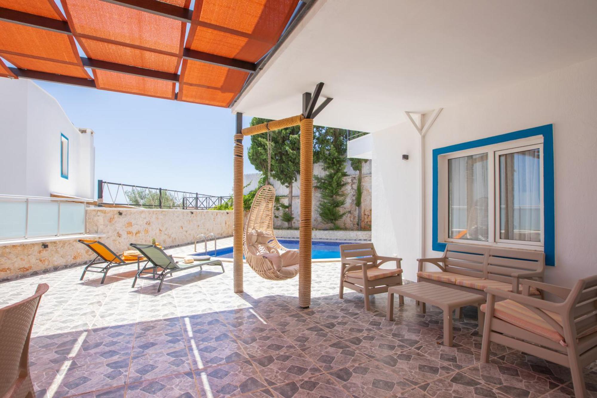 Villa Tugra Kas Bagian luar foto