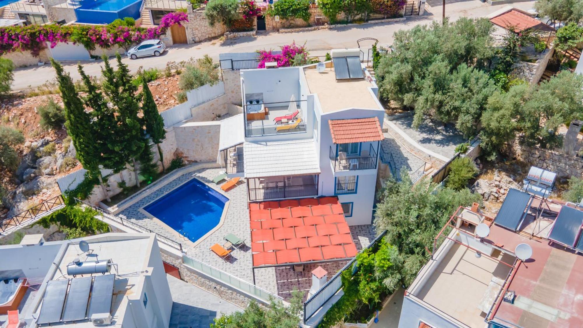 Villa Tugra Kas Bagian luar foto