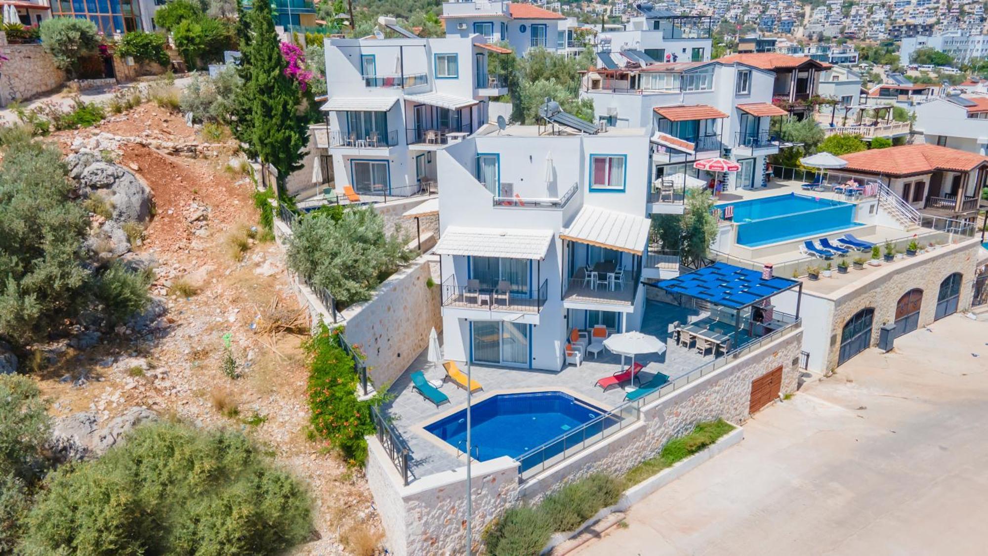 Villa Tugra Kas Bagian luar foto